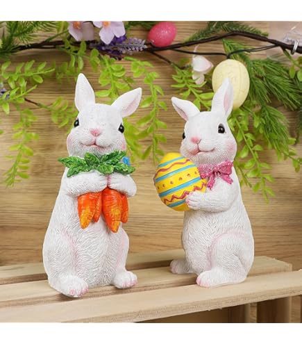 Amazon.co.jp: Hodao イースターバニーデコレーション 春 屋内 室内